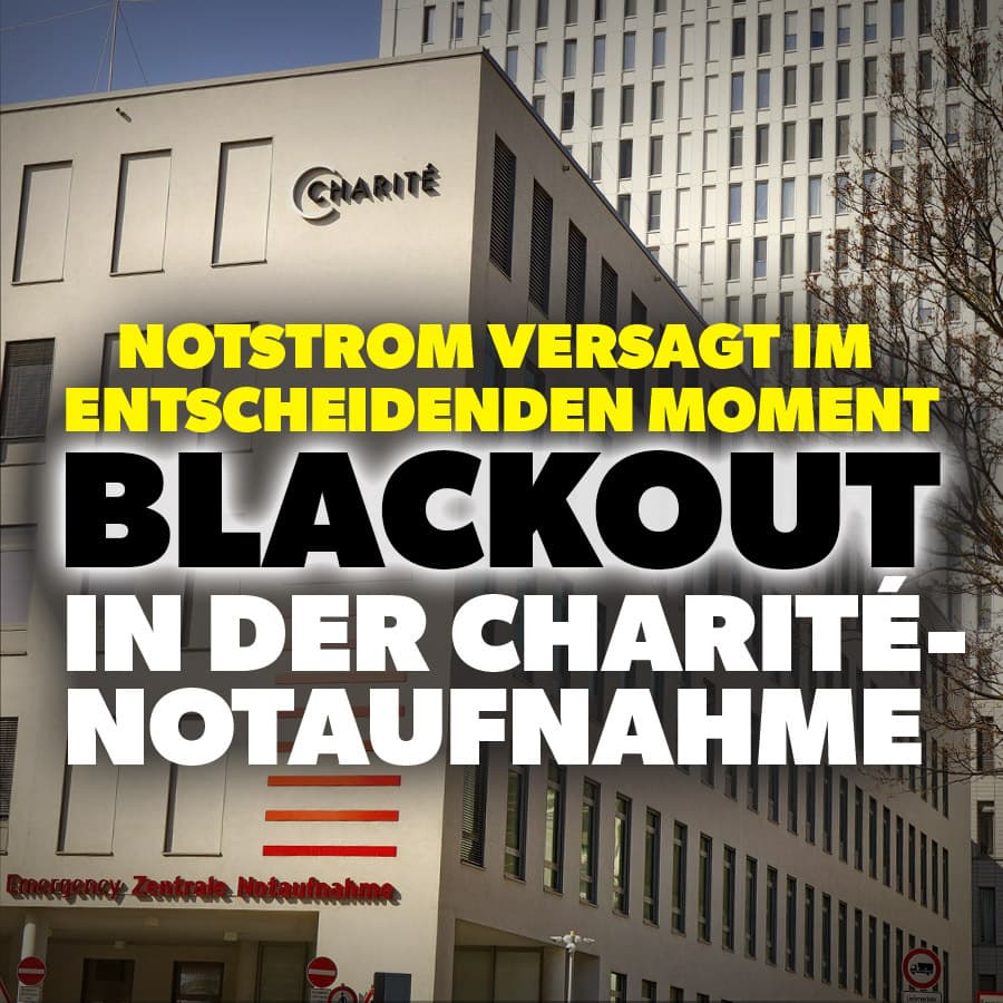 Notstromaggregat versagt im entscheidenden Moment: Blackout in der Charité-Notaufnahme