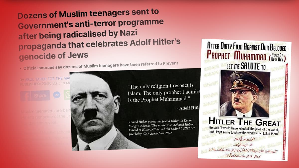 Britische Sicherheitsbehörden schlagen Alarm wegen Nazi-Verherrlichung muslimischer Jugendlicher test
