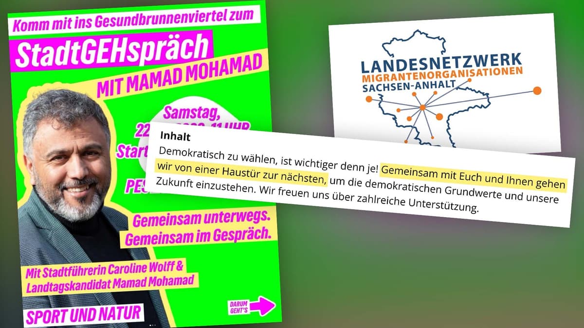 Grünen-Kandidat ist Geschäftsführer: Steuerfinanzierte NGO macht im Wahlkampf Haustürgespräche