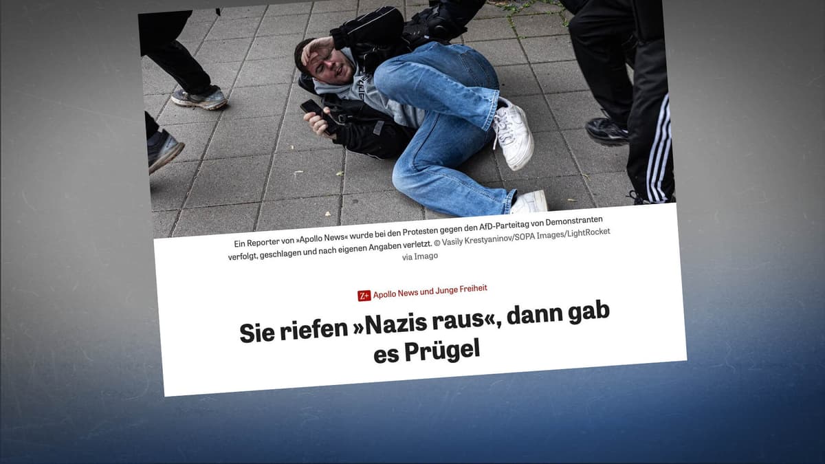 Linke Gewalt gegen Journalisten: Wie die „Zeit“ die Attacke auf „Apollo News“ kleinschreibt